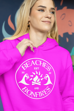 Load image into Gallery viewer, Beaches and Bonfires Hoodies
