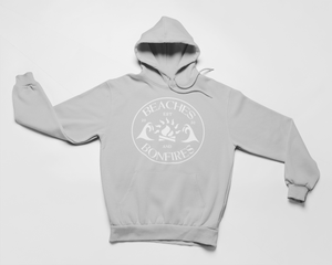 Beaches and Bonfires Hoodies